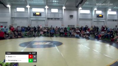 114 lbs Round 2 - Tristen Dood, Grandville WC vs Logan Christopher, Olympia