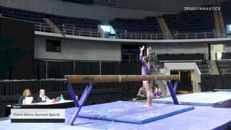 Claire Nelms Summit Sports Center - Beam - 2022 Elevate the Stage Huntsville presented by SportsMED & Crestwood