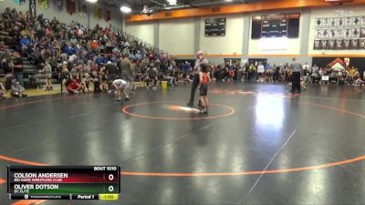 54 lbs Round 1 - Colson Andersen, Big Game Wrestling Club vs Oliver Dotson, DC Elite