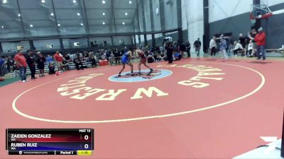 113 lbs Cons. Semi - Zaiden Gonzalez, WA vs Ruben Ruiz, WA