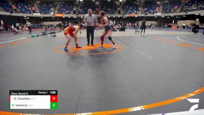 140 lbs Cons. Round 3 - Nora Stoodley, Batavia vs Kaitlynn Valencia, Oswego