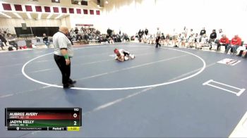 152 lbs Placement Matches (8 Team) - Aubree Avery, Liberty, AZ vs Jadyn Kelly, Bemidji, MN