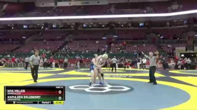 Cons. Round 1 - Nya Miller, Ridgedale(G) vs Kathleen Ekleberry, Sandusky(G)