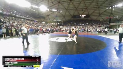 Girls 3A/4A 170 Semifinal - Katelyn Rodriguez, Moses Lake (Girls) vs Ryley Nager, Curtis (Girls)