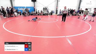 43 kg Final - Jude Grammatico, South Side Blue vs Colt Backenstoss, Steller Trained Bane