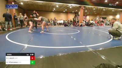 150 lbs Semifinal - Keira Liesch, Gladiator Wrestling Club vs Hailey Villanueva, Jflo Trained