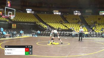 174 lbs Dual - Ben Harvey, Army vs Devin Kane, North Carolina