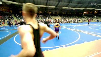 130 lbs Rr Rnd 1 - Hudson Hick, Vian Wrestling Club vs Gauge Vogel, Pryor Tigers