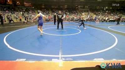 80 lbs Round Of 16 - Jett Kline, HBT Grapplers vs Kase Oldfield, Newkirk Takedown Cub