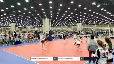 Illini Elite 18 Cardinal vs Alliance 18 Norton - 2022 JVA World Challenge presented by Nike - Expo Only