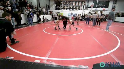 70 lbs Consolation - Hunter Jackson, Locust Grove Youth Wrestling vs Mason Bowline, Coweta Tiger Wrestling