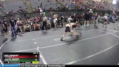 85 lbs Round 5 (6 Team) - Austin Weimer, Kansas Copperheads vs Max Lindquist, Team Rogue