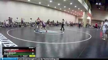 152 lbs Round 7 (10 Team) - Ella Bradley, STL Yellow vs Lainey Driggett, Peg Leg Legion