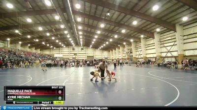 92 lbs 5th Place Match - Maquelle Pace, Champions Wrestling Club vs Kyrie Mecham, Utah