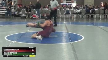 149 lbs Round 1 (4 Team) - Zachary Ortega, Apprentice School vs Isaiah Dotson, Emory & Henry
