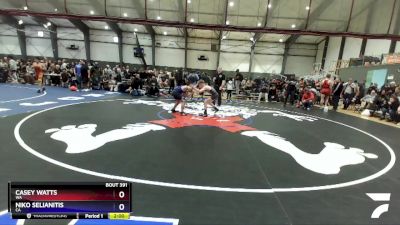 100 lbs Cons. Round 3 - Casey Watts, WA vs Niko Selianitis, CA