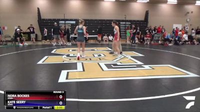 117 lbs Round 3 - Nora Bockes, Iowa vs Kate Seery, Iowa