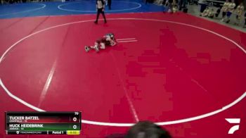 70 lbs Finals (8 Team) - Tucker Batzel, Chatfield vs Huck Heidebrink, Adrian