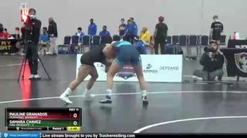 109 lbs Placement - Samara Chavez, King University vs Pauline Granados, McKendree University