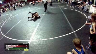 56 lbs Semifinal - Jameson OConnor, Gretna Youth Wrestling vs Alex Kohtz, St. Paul