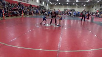 75 lbs Round 1 - Knox Ritter, Lake Mills Wrestling Club vs Chael Whitney, Scoring Edge