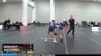 109 lbs 2nd Wrestleback (16 Team) - Kassidy Leiszler, Baker University vs Jessica Corredor, Missouri Baptist University