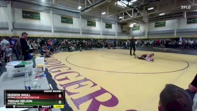 85 lbs Champ. Round 1 - Hudson Shull, Sturgis Youth Wrestling Club vs Teegan Nelson, Eastside United