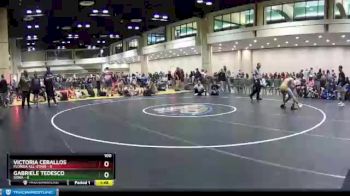 100 lbs Round 4 (10 Team) - Gabriele Tedesco, SOWA vs Victoria Ceballos, Florida All-Stars