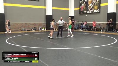 100 lbs Round 1 - Zurri Zamora, Sisters On The Mat vs Essynce Owens-Webb, Nebraska