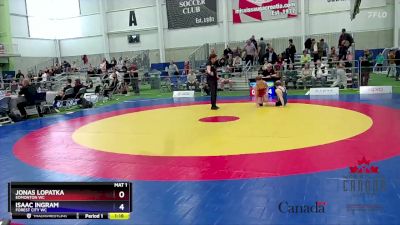 45kg Cons. Semi - Jonas Lopatka, Edmonton WC vs Isaac Ingram, Forest City WC
