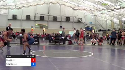 61 kg Consi Of 16 #1 - Satoshi Abe, Lehigh Valley Wrestling Club vs Tyshawn White, Clarion RTC