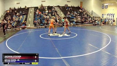 120 lbs Round 3 - Jackson Stocker, Valhalla Wrestling Club vs Bryan Davis, Jr., Southern Wolves