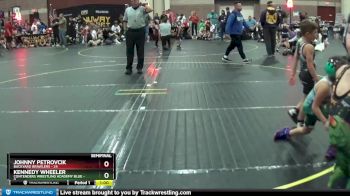 50 lbs Semis & 1st Wrestleback (8 Team) - Johnny Petrovcik, Backyard Brawlers vs Kennedy Wheeler, Contenders Wrestling Academy Blue