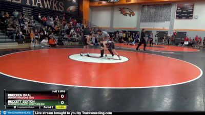 BN-8 lbs Quarterfinal - Brecken Bral, Krakow Wrestling Club vs Beckett Sexton, Benton Community Wrestling Clu