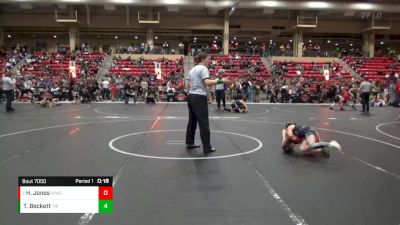 64 lbs Cons. Round 2 - Hayden Jones, Wamego Wrestling Club vs Trenton Beckett, Triumph