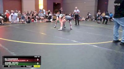 120 lbs Cons. Semi - Daniel Skura, Tribe Wrestling vs Eli Shadwick, Terminator Wrestling Academy