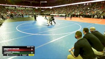 D1-195 lbs Semifinal - Connor Mirasola, West Bend West vs Brennan Kincade, De Pere