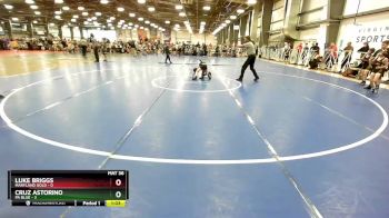 52 lbs Rd# 1 9:00am Friday - Cruz Astorino, PA Blue vs Luke Briggs, Maryland GOLD