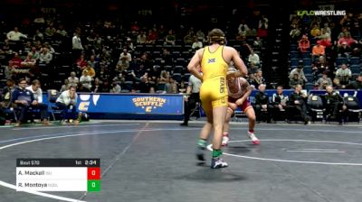 125 lbs Semifinal - Alex Mackall, Iowa State vs Rico Montoya, Northern Colorado