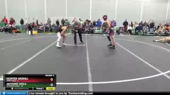 132 lbs Round 2 (4 Team) - Hunter Wernli, Iowa Gold vs Antonio Avila, Wyoming Gold