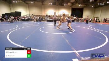 130-136 lbs Rr Rnd 3 - Justin Hebert II, Poteau Youth Wrestling Academy vs Brendan Bell, R.A.W.