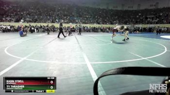 3A-138 lbs Quarterfinal - Kasin O`Dell, Blackwell vs Ty Thrasher, Lincoln Christian