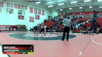 285 lbs 1st Place Match - Antonio Bottiggi, Painesville Riverside vs Benny Eziuka, Detroit Catholic Central