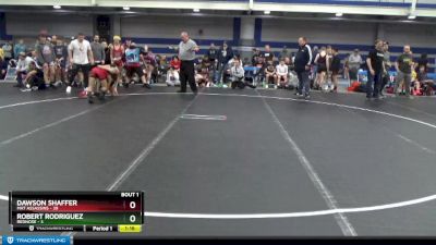 120 lbs Round 1 (8 Team) - Dawson Shaffer, Mat Assassins vs Robert Rodriguez, Rednose