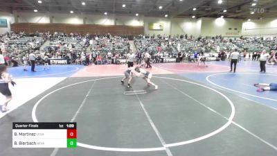 88 lbs Quarterfinal - Brayden Martinez, Legacy Elite WC vs Brayden Bierbach, Nevada Elite WC