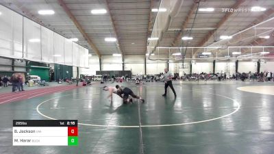 285 lbs Consi Of 16 #2 - Brian Jackson, Virginia Military Institute vs Max Harar, Bucknell