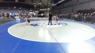 114 lbs Cons. Round 1 - James Cowan, Clark County Youth Wrestling vs Mateo Romo, Askeo International Mat Club