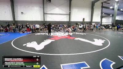 63 lbs Cons. Round 2 - Brooks Caldwell, Pioneer Grappling Academy vs Francisco Chacon, Toppenish USA Wrestling Club