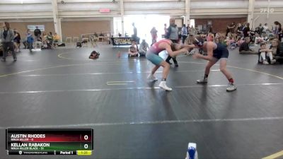 115 lbs Round 3 (6 Team) - Kellan Rabakon, Ninja Killer Black vs Austin Rhodes, Ninja Killer