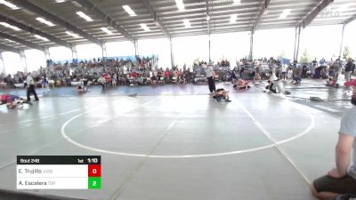 65 lbs Semifinal - Eli Trujillo, Juggernaut Wrestling Club vs Angel Escalera, Top Notch Wreslting